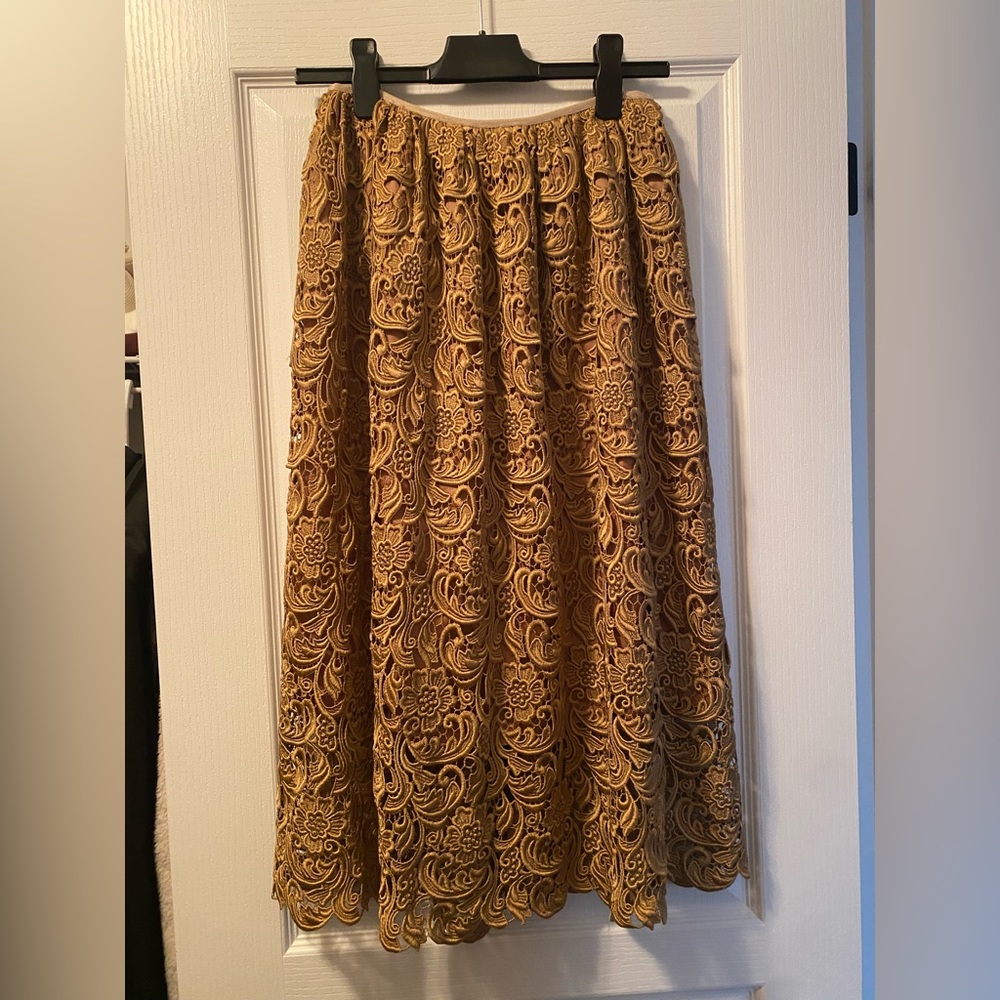 Custom made midi skirt Prada fabric